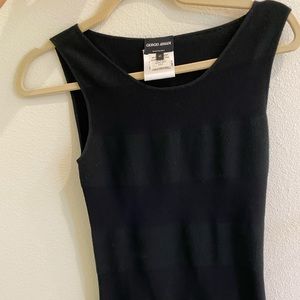 Cashmere Armani sleeveless sweater NWOT